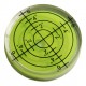 Round bubble level tool 32x7 mm green