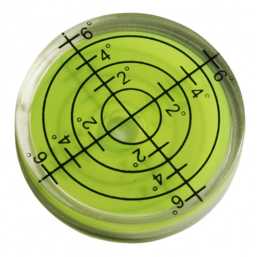 Ronde waterpas 32x7 mm groen