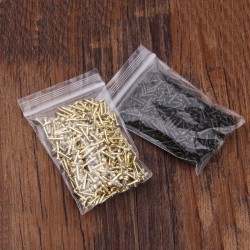 Zakje met 300 mini spijkers (8mm lang), type 2: brons