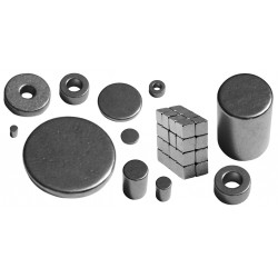 Very strong magnet d15 x h2.7 mm, hole: 4 mm