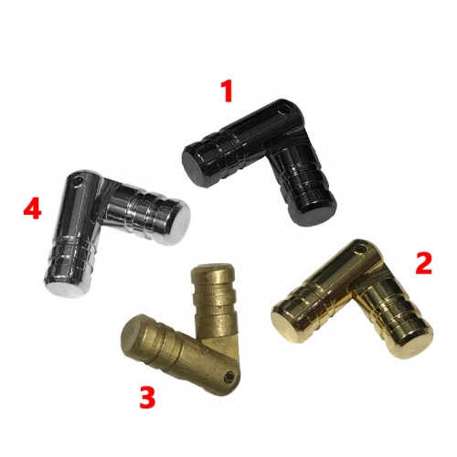20 kleine (verborgen) scharniertjes 5*25 mm, zwart