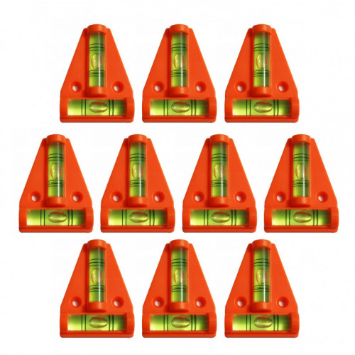 Kruiswaterpas met schroefgaten (oranje)