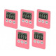 For the ladies: digital timer, alarm (pink color)